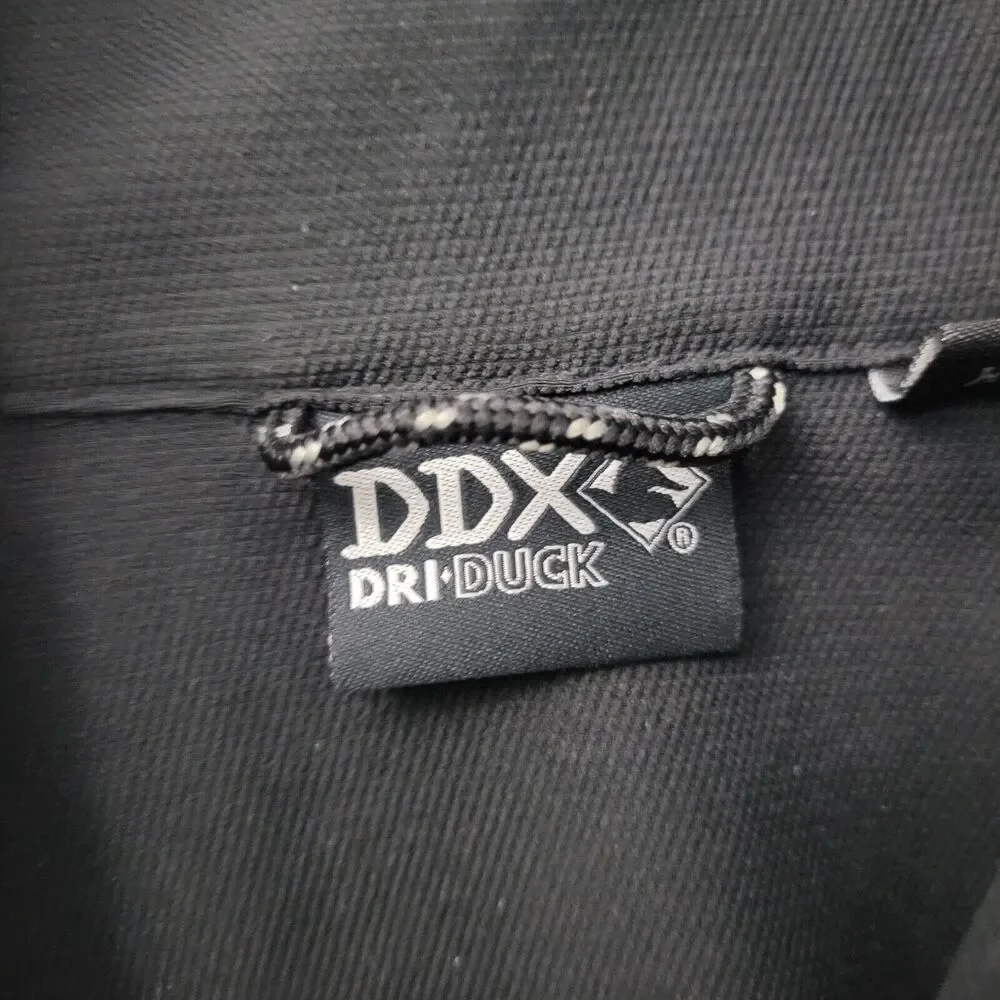 DDX dri-duck full zip jacket mens black XL fonddevetttes corvette club‎ 3413